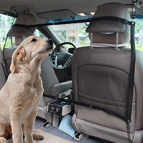 Mioke Red de Coche para Perros Mascota,Barrera...
